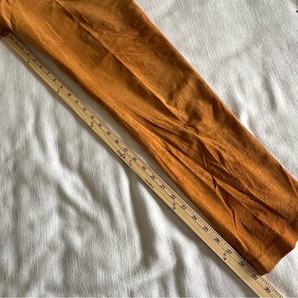 Vintage Design Assets Pants Womens 12 Suede Leather Straight Lined 90s Western - Picture 5 of 14